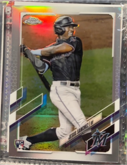 2021 Topps Chrome #101 Jesus Sanchez — front