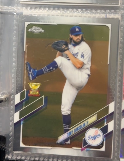 2021 Topps Chrome #183 Tony Gonsolin — front