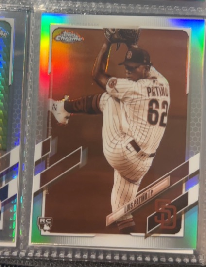 2021 Topps Chrome #196 Luis Patino — front