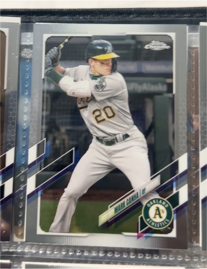2021 Topps Chrome #37 Mark Canha — front