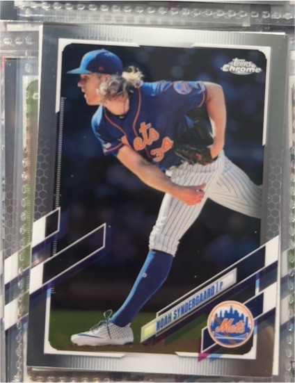 2021 Topps Chrome #35 Noah Syndergaard — front