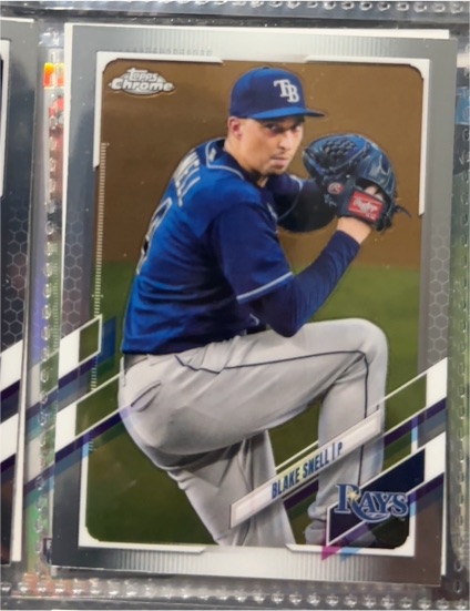 2021 Topps Chrome #43 Blake Snell — front