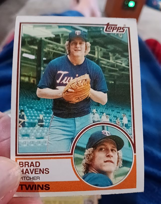 1983 Topps #751 Brad Havens — front