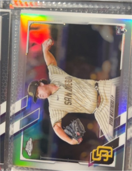 2021 Topps Chrome #97 Ryan Weathers — front