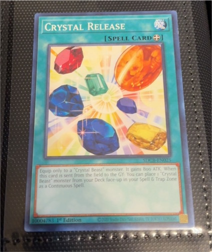 2022 Yu-Gi-Oh! SDCB-EN025 Crystal Release — front