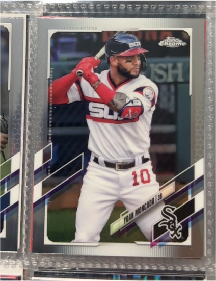 2021 Topps Chrome #186 Yoan Moncada — front