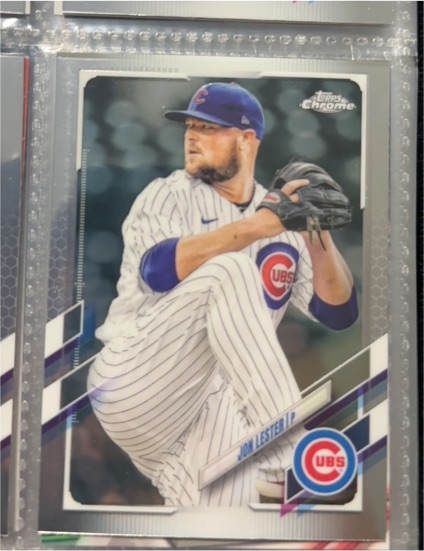2021 Topps Chrome #13 Jon Lester — front
