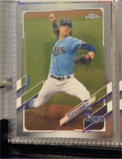 2021 Topps Chrome #129 Tyler Glasnow — front