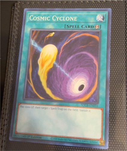 2020 Yu-Gi-Oh! SDCB-EN031 Cosmic Cyclone — front