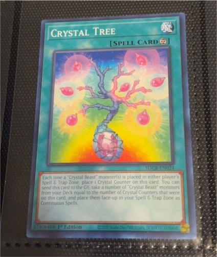 2020 Yu-Gi-Oh! SDCB-EN024 Crystal Tree — front