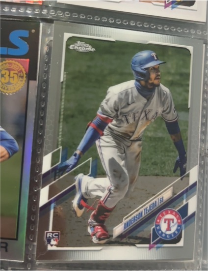 2021 Topps Chrome #184 Anderson Tejeda — front
