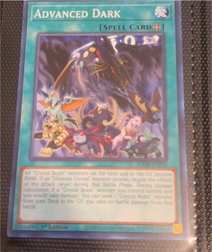 2003 Yu-Gi-Oh! #SDCB-EN028 Advanced Dark — front