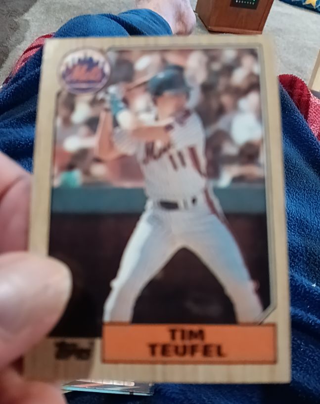 1987 Topps #460 Tim Teufel — front