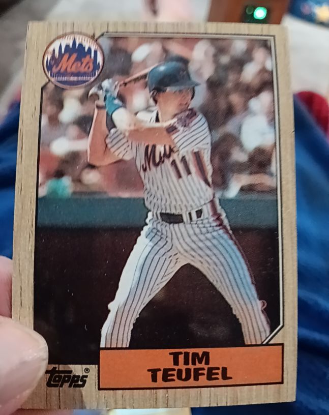1987 Topps #158 Tim Teufel — front