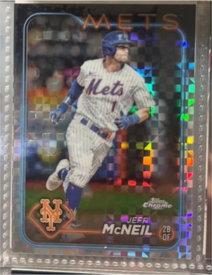 2024 Topps Chrome #289 Jeff McNeil — front