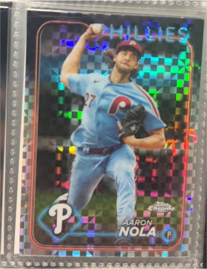 2024 Topps Chrome #262 Aaron Nola — front