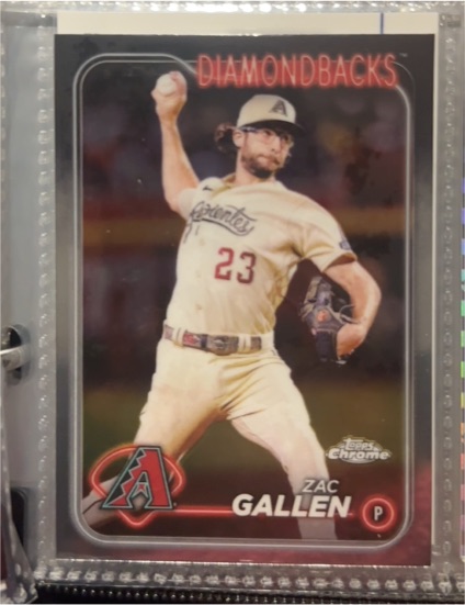 2024 Topps Chrome #147 Zac Gallen — front