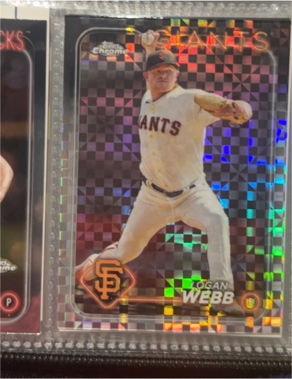 2024 Topps Chrome #168 Logan Webb — front
