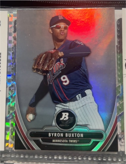 2013 Bowman Platinum Prospects #BPP19 Byron Buxton — front