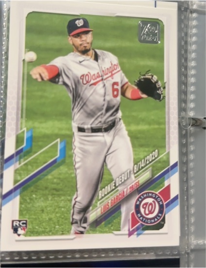2021 Topps Update Series #US261 Luis Garcia Rookie Debut — front