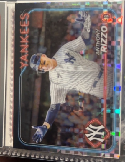 2024 Topps Chrome #127 Anthony Rizzo — front