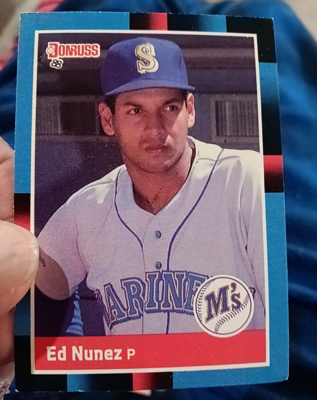 1988 Donruss #445 Ed Nunez — front