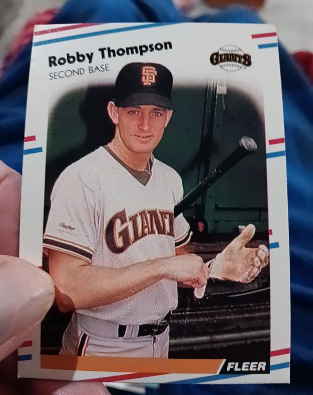 1988 Fleer #98 Robby Thompson — front
