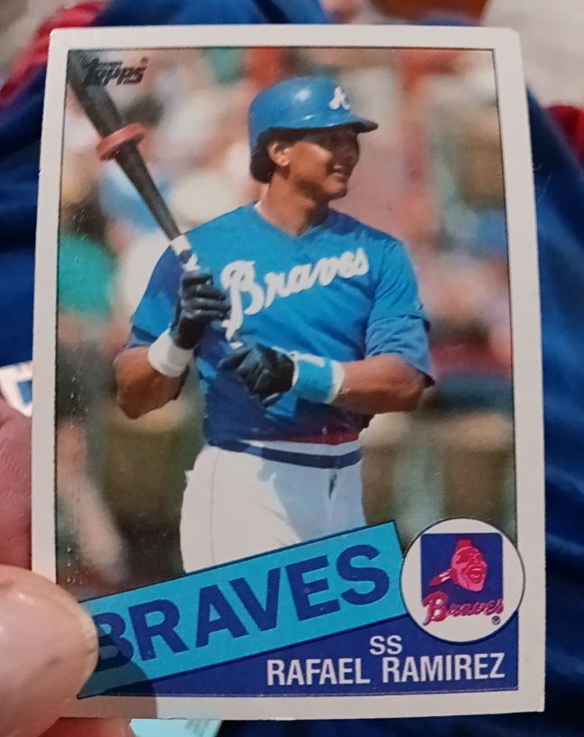 1985 Topps #647 Rafael Ramirez — front