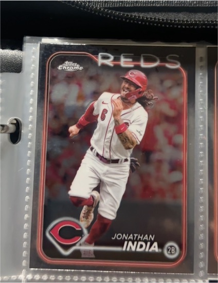 2024 Topps Chrome #185 Jonathan India — front