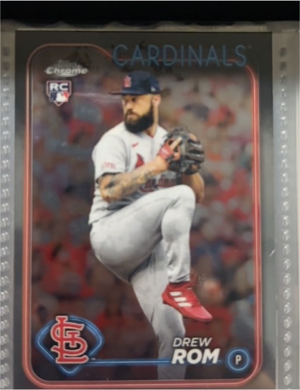 2024 Topps Chrome #195 Drew Rom — front