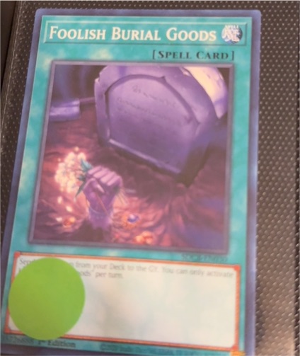 2023 Yu-Gi-Oh! BLRR-EN095 Foolish Burial Goods — front