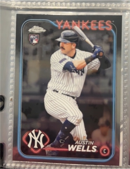 2024 Topps Chrome #281 Austin Wells — front