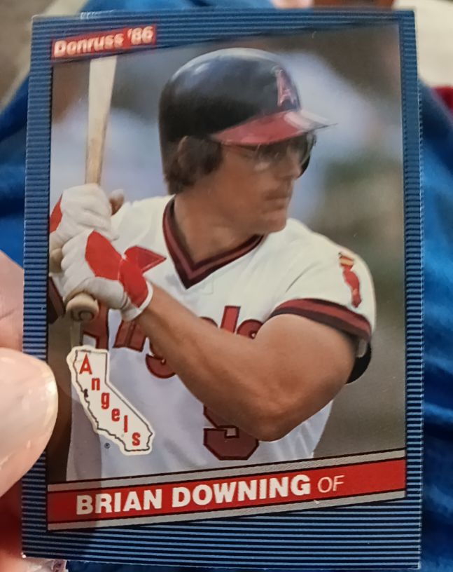 1986 Donruss #108 Brian Downing — front