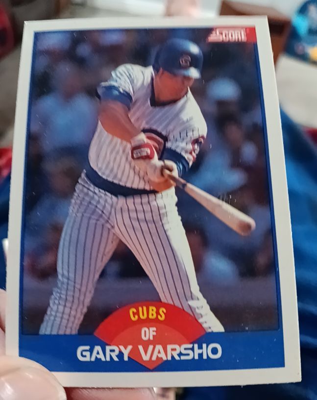 1989 Score #604 Gary Varsho — front