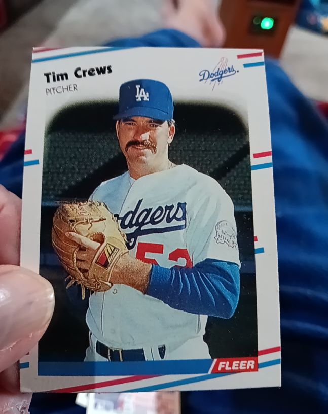 1988 Fleer #511 Tim Crews — front