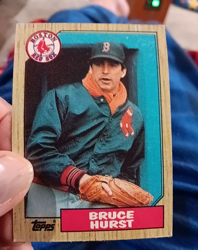 1987 Topps #705 Bruce Hurst Boston Red Sox — front