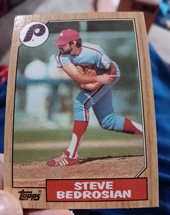 1987 Topps #736 Steve Bedrosian — front