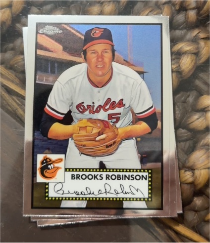 2021 Topps Chrome Platinum Anniversary #522 Brooks Robinson — front