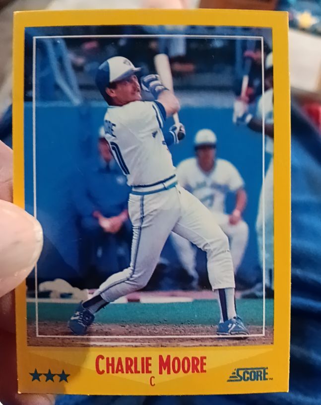 1988 Score #444 Charlie Moore — front
