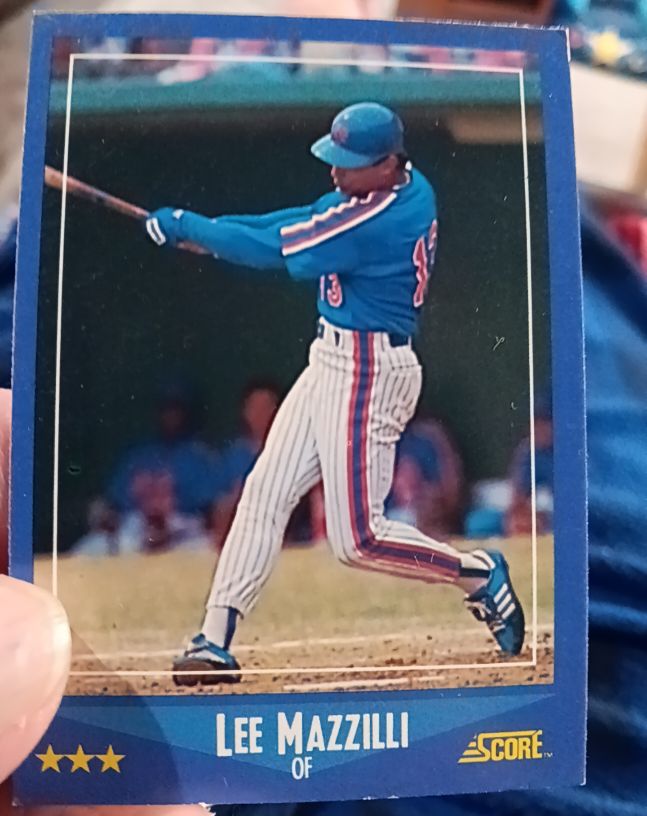 1988 Score #158 Lee Mazzilli — front