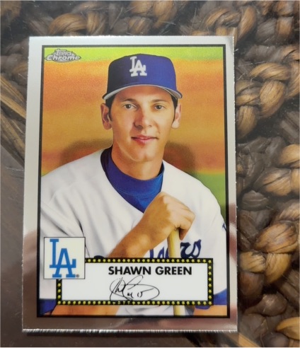 2021 Topps Chrome Platinum Anniversary #554 Shawn Green — front