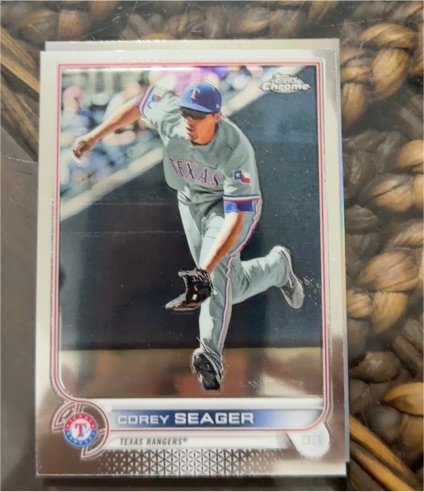 2022 Topps Chrome #101 Corey Seager — front