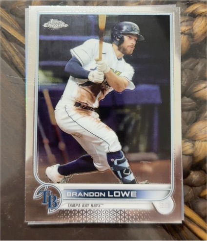 2022 Topps Chrome #107 Brandon Lowe — front