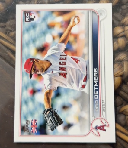 2022 Topps Series 1 #201 Reid Detmers Rookie RC — front