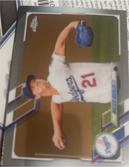 2021 Topps Chrome #157 Walker Buehler — front
