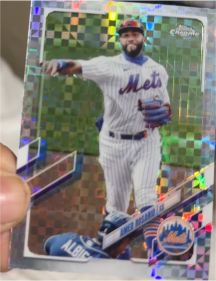 2021 Topps Chrome #190 Amed Rosario — front