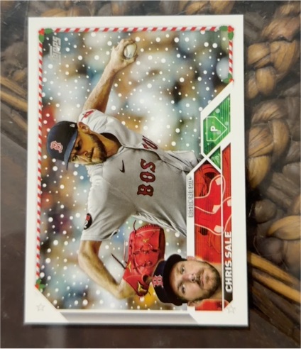2023 Topps Holiday #H5 Chris Sale — front
