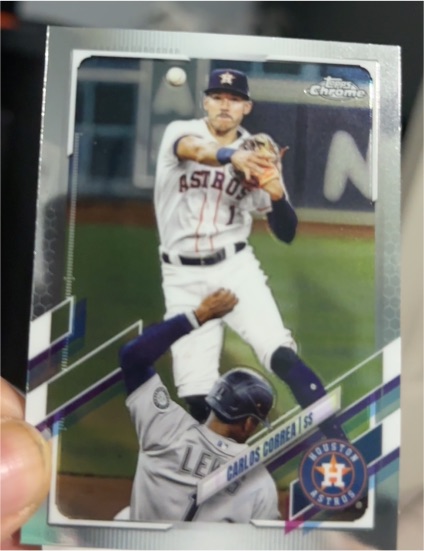 2021 Topps Chrome #172 Carlos Correa — front