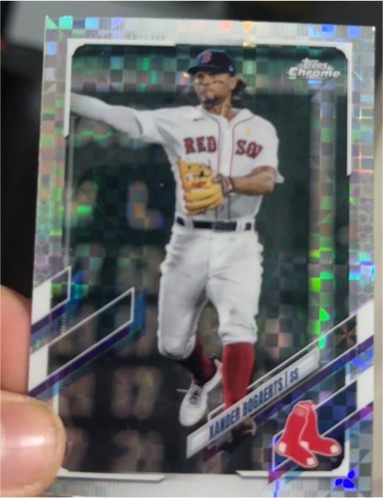 2021 Topps Chrome #162 Xander Bogaerts — front