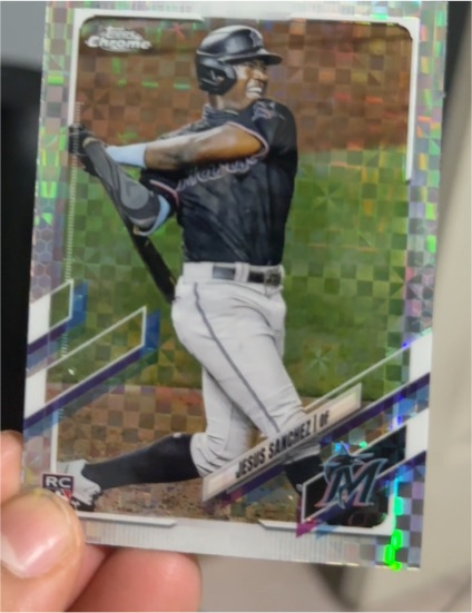 2021 Topps Chrome #101 Jesus Sanchez — front